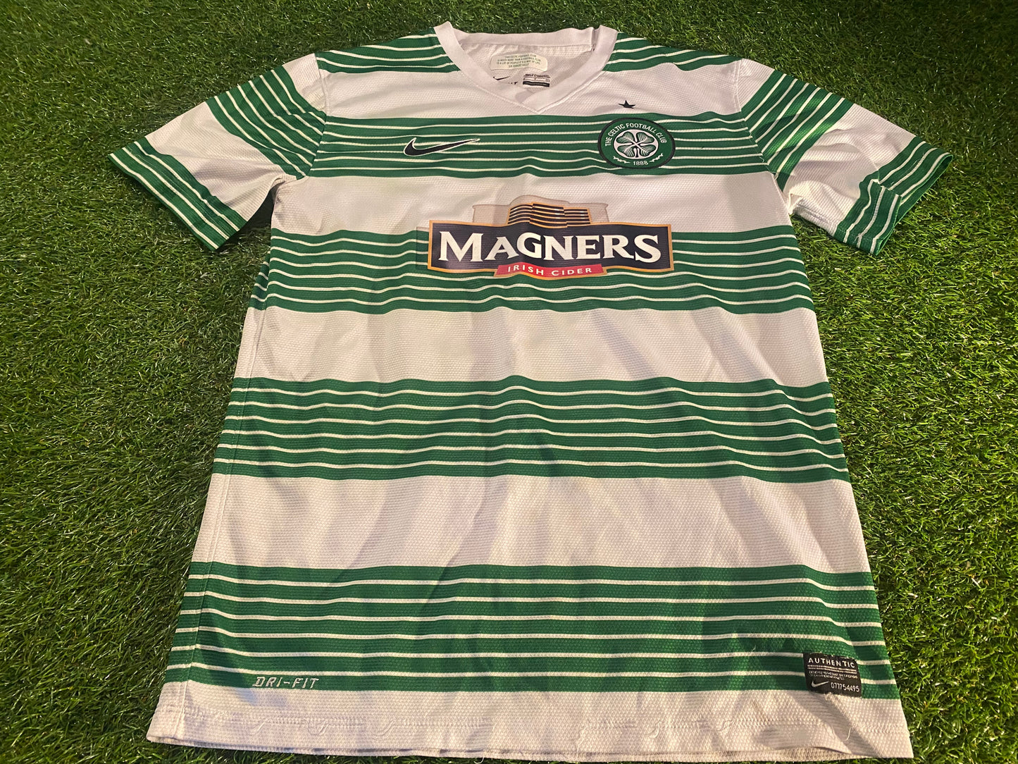 Celtic FC Scotland Scottish Soccer Football Small Mans 2013 Nike Home Jersey