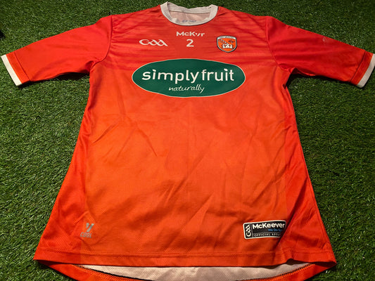 Co Armagh GAA Gaelic Football Ireland Medium Mans no2 Player Issue Match Worn Top
