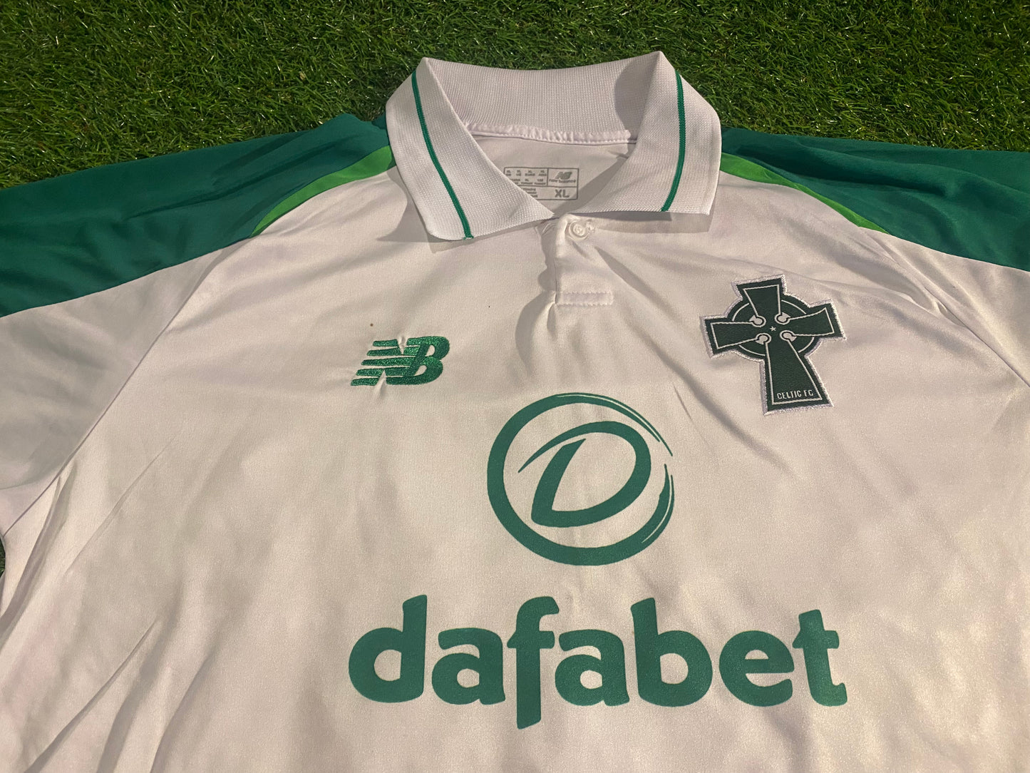 Celtic FC Scotland Scottish Football Soccer Large Mans 2018 Away Jersey