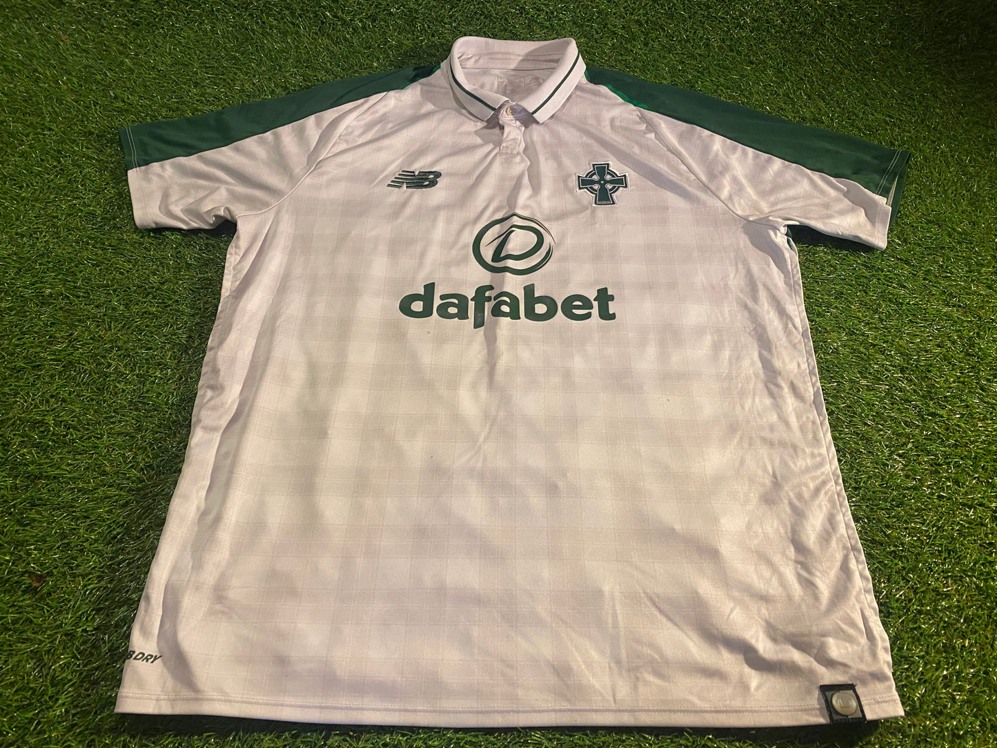 Celtic FC Scotland Scottish Football Soccer Large Mans 2018 Away Jersey