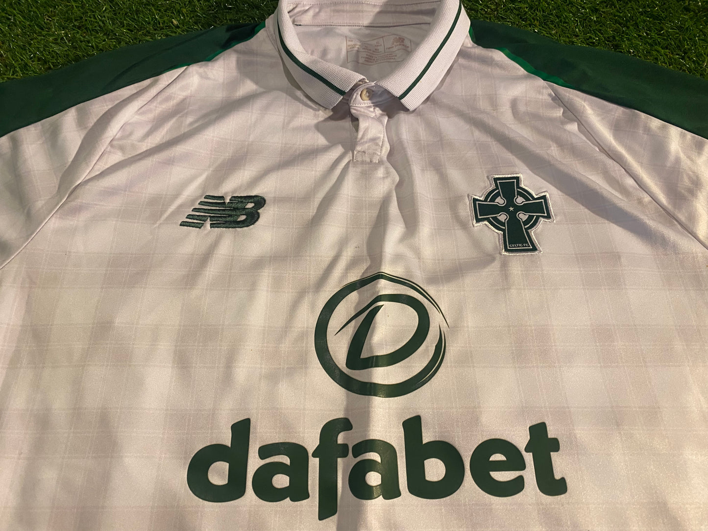 Celtic FC Scotland Scottish Football Soccer Large Mans 2018 Away Jersey