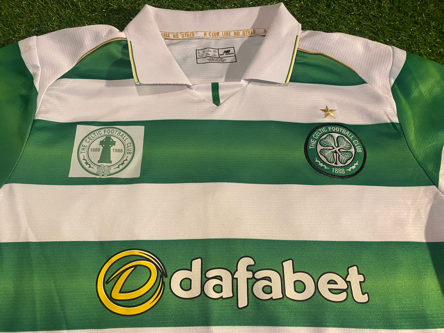 Celtic FC Scotland Scottish Soccer Football Large Mans 2016 Home Jersey