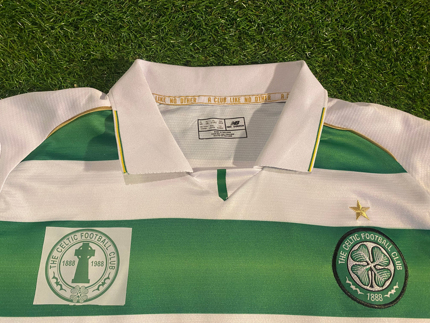 Celtic FC Scotland Scottish Soccer Football Large Mans 2016 Home Jersey