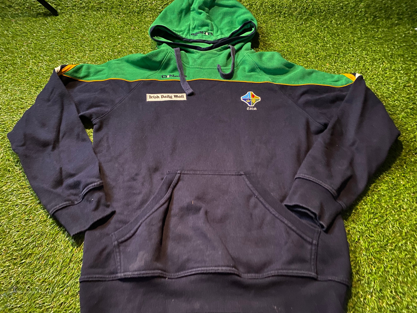 4 Four Province GAA Gaelic Football Ireland Eire Irish Large Mans Heavy Hooded Top