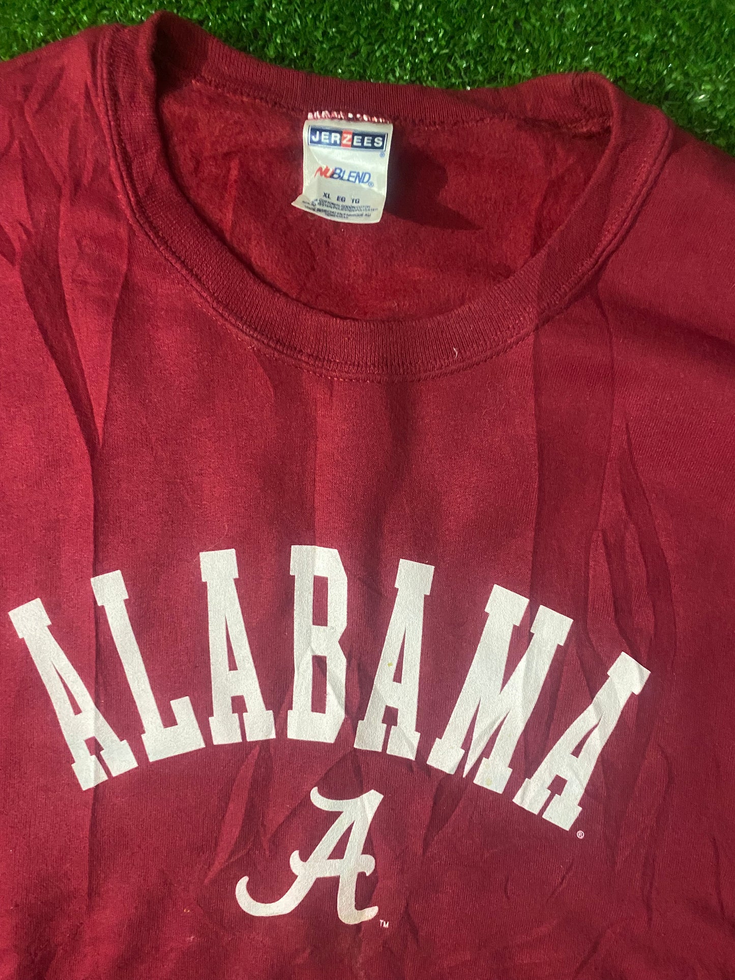 Alabama Crimson Tide USA United States XL Extra large Mans Vintage jerzees Sweater / Sweatshirt