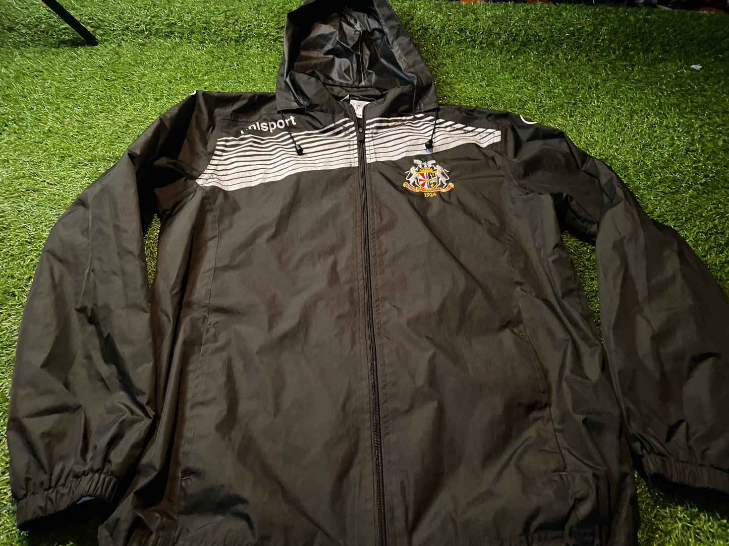 Portadown FC Northern Ireland Football Medium Mans Uhlsport Weatherproof Lighter Coat