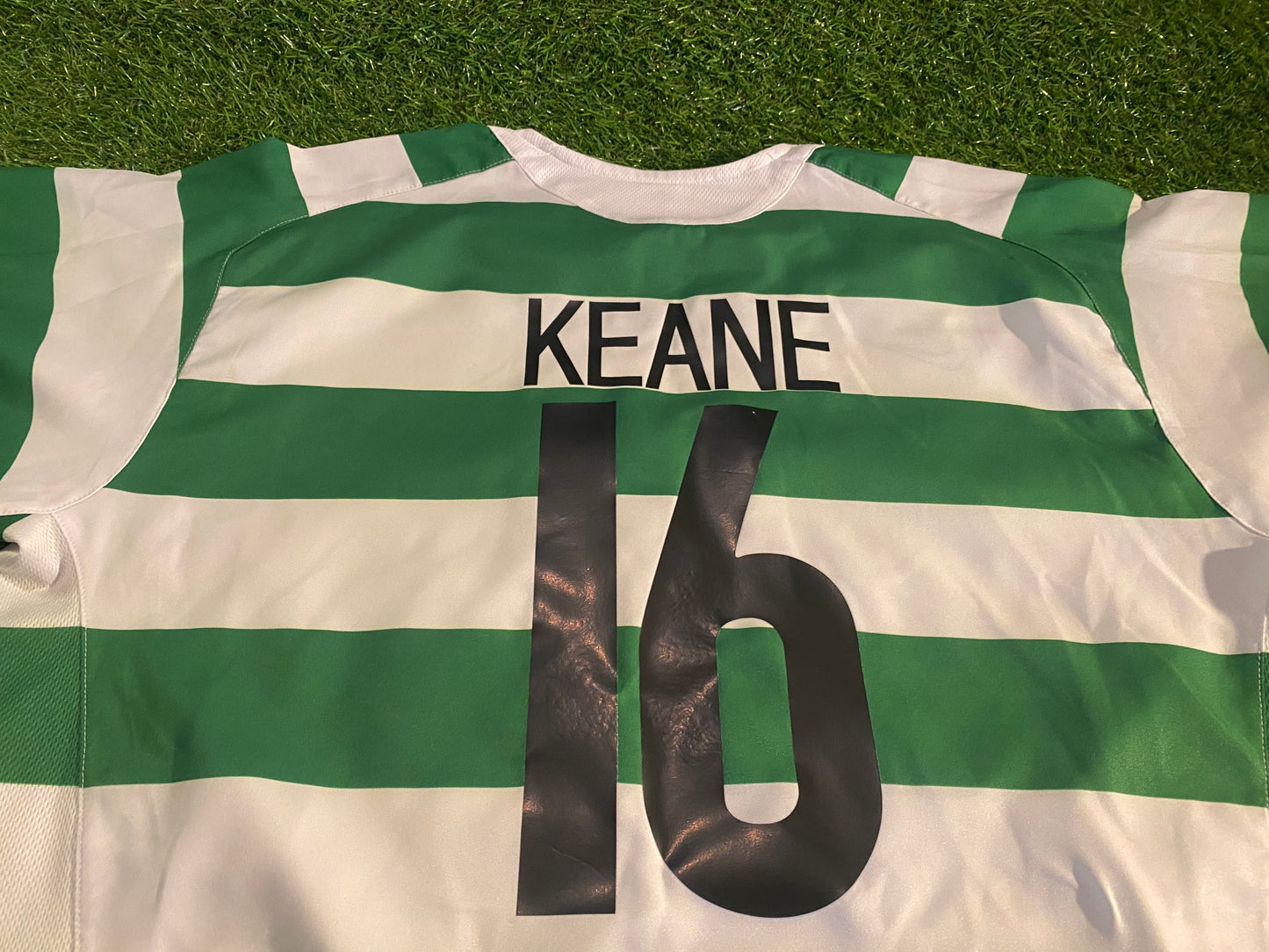 Celtic FC v Manchester United Football Large Mans Roy Keane no16 2006 Nike Home Jersey