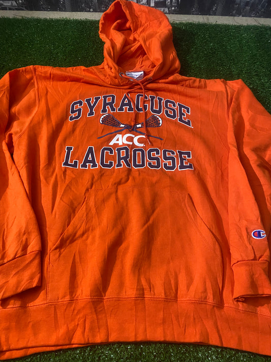 Syracuse New York USA United States Large Mans Champion Made Hoody Hooded Top