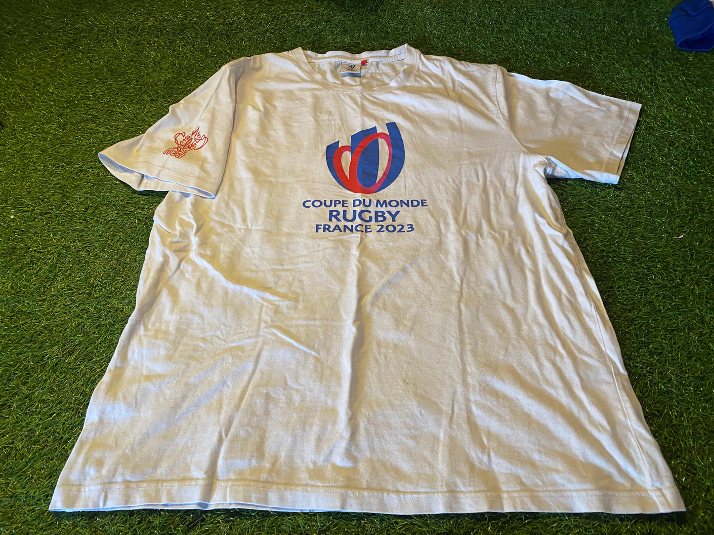 Rugby Union World Cup France 2023 XL Extra Large Mans Cotton T Shirt Top