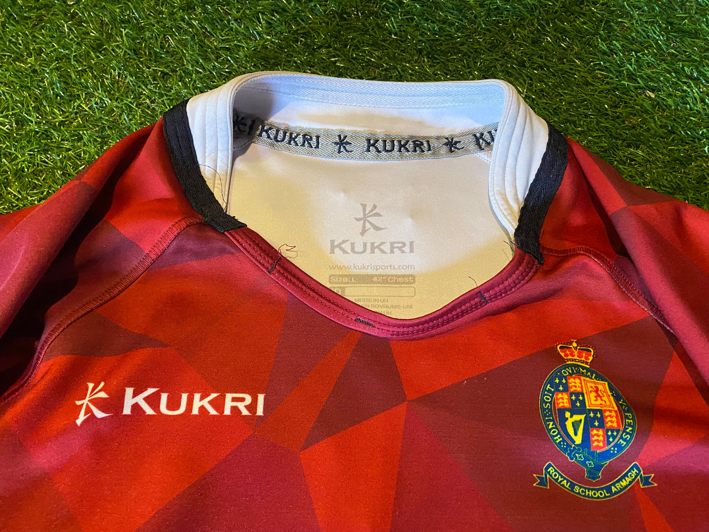 Royal School Armagh Northern Ireland Rugby Union Ulster Large Mans Match Worn 3 Jersey