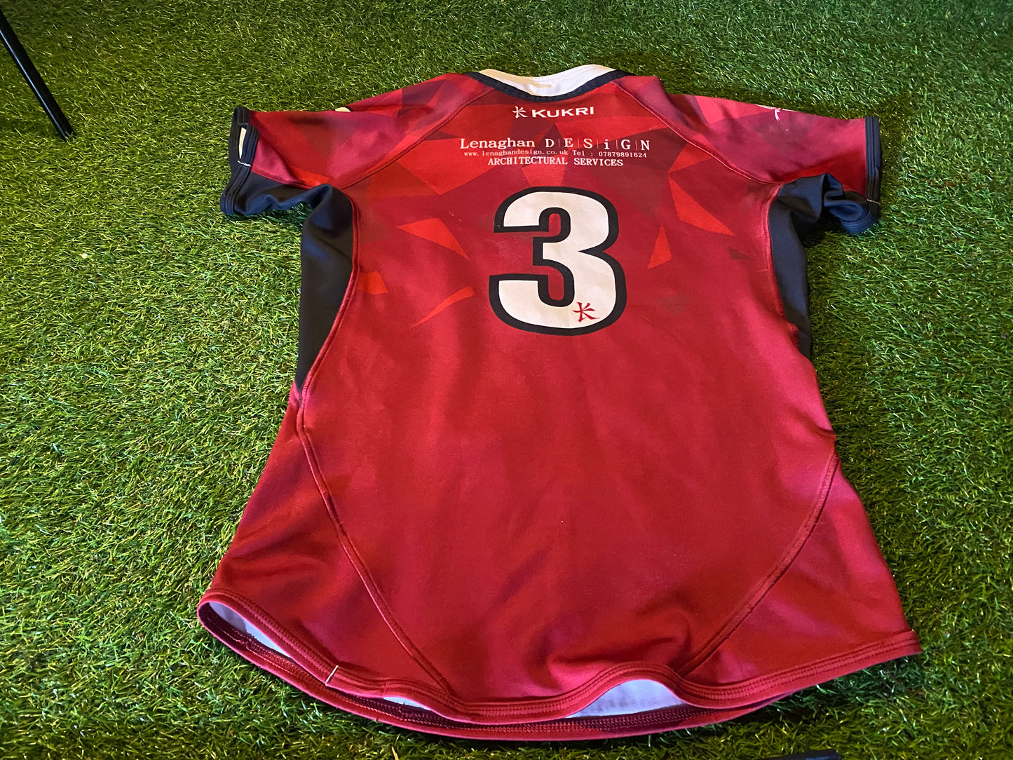 Royal School Armagh Northern Ireland Rugby Union Ulster Large Mans Match Worn 3 Jersey