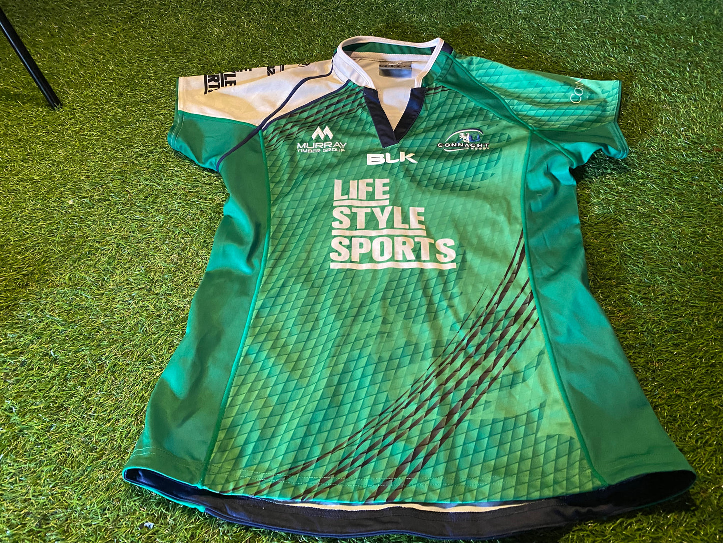Connacht Ireland Irish Eire Rugby Union Football Adult Womans Females Size 14-16 Jersey