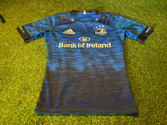 Leinster Eire Irish Ireland Rugby Union Football Small Mans Adidas Stretch Home Jersey