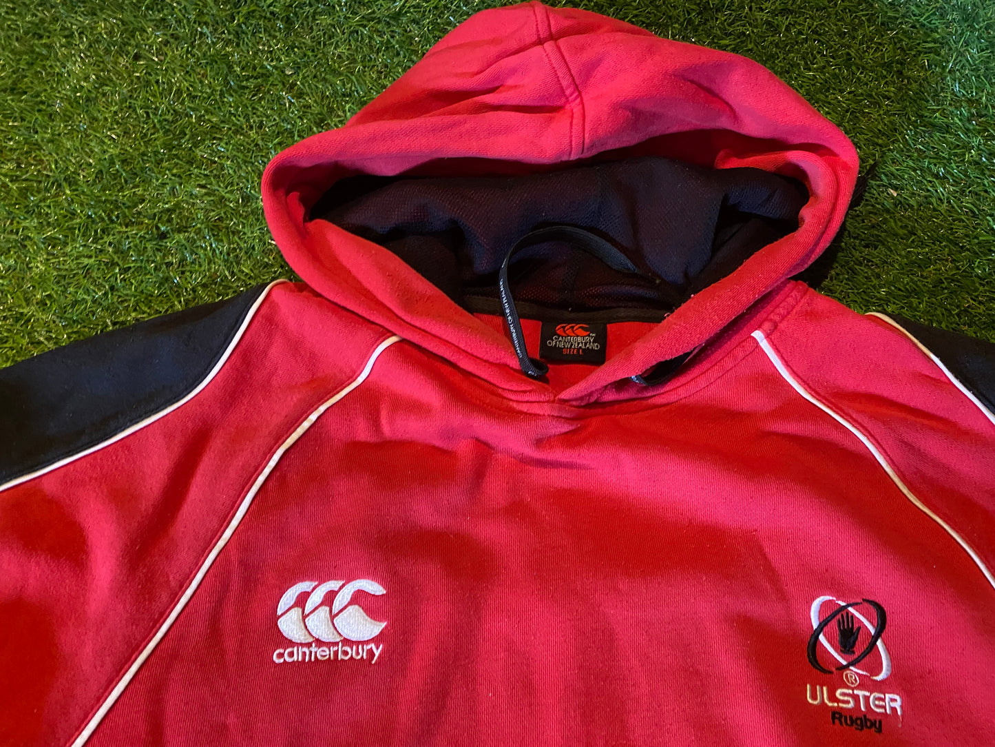 Ulster Northern Ireland Rugby Union Large Mans CCC Made Hoody Hooded Top