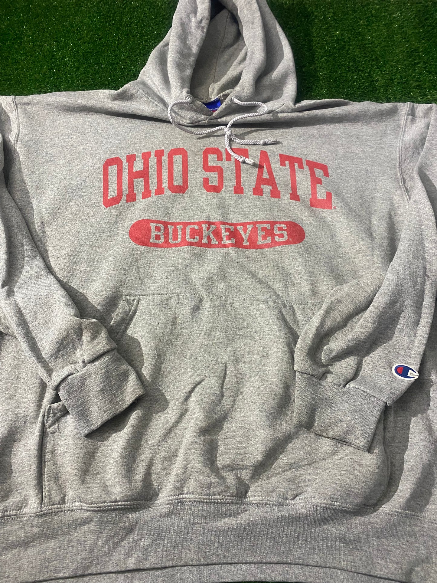 Ohio State USA NFL American Football XL Extra large Mans Champion Made Hoody Hooded Top