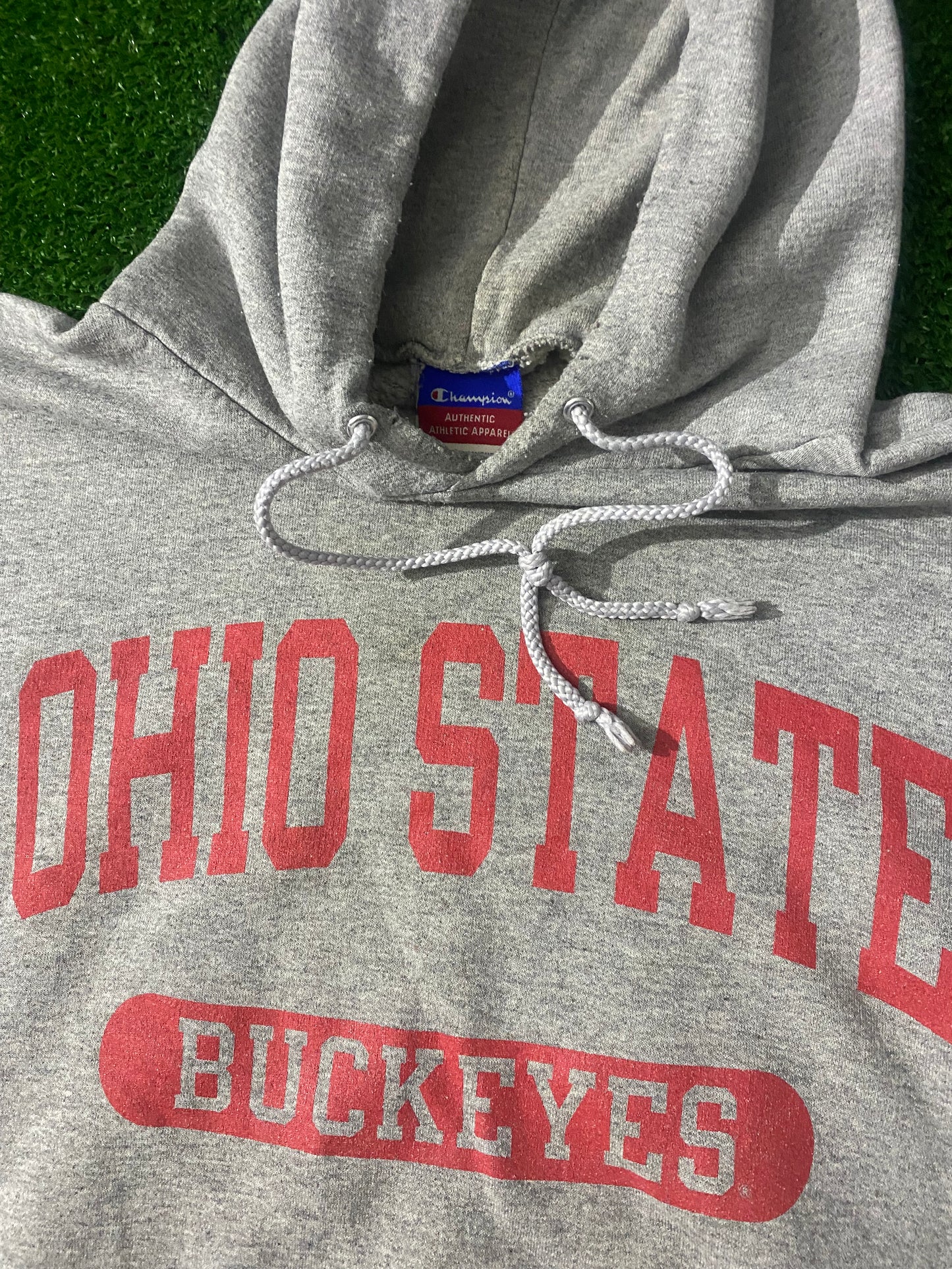 Ohio State USA NFL American Football XL Extra large Mans Champion Made Hoody Hooded Top