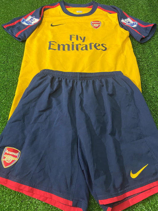 Arsenal FC England Soccer Football Large Boys 10-12 Year Nasri no8 Nike Top & Shorts Set