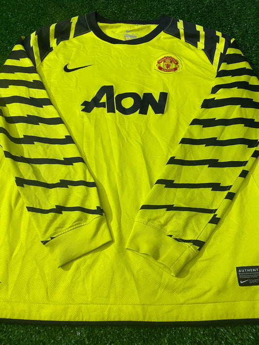 Manchester United Soccer Football XL Boys / Youths 13-15 year old Nike Goalkeepers Jersey