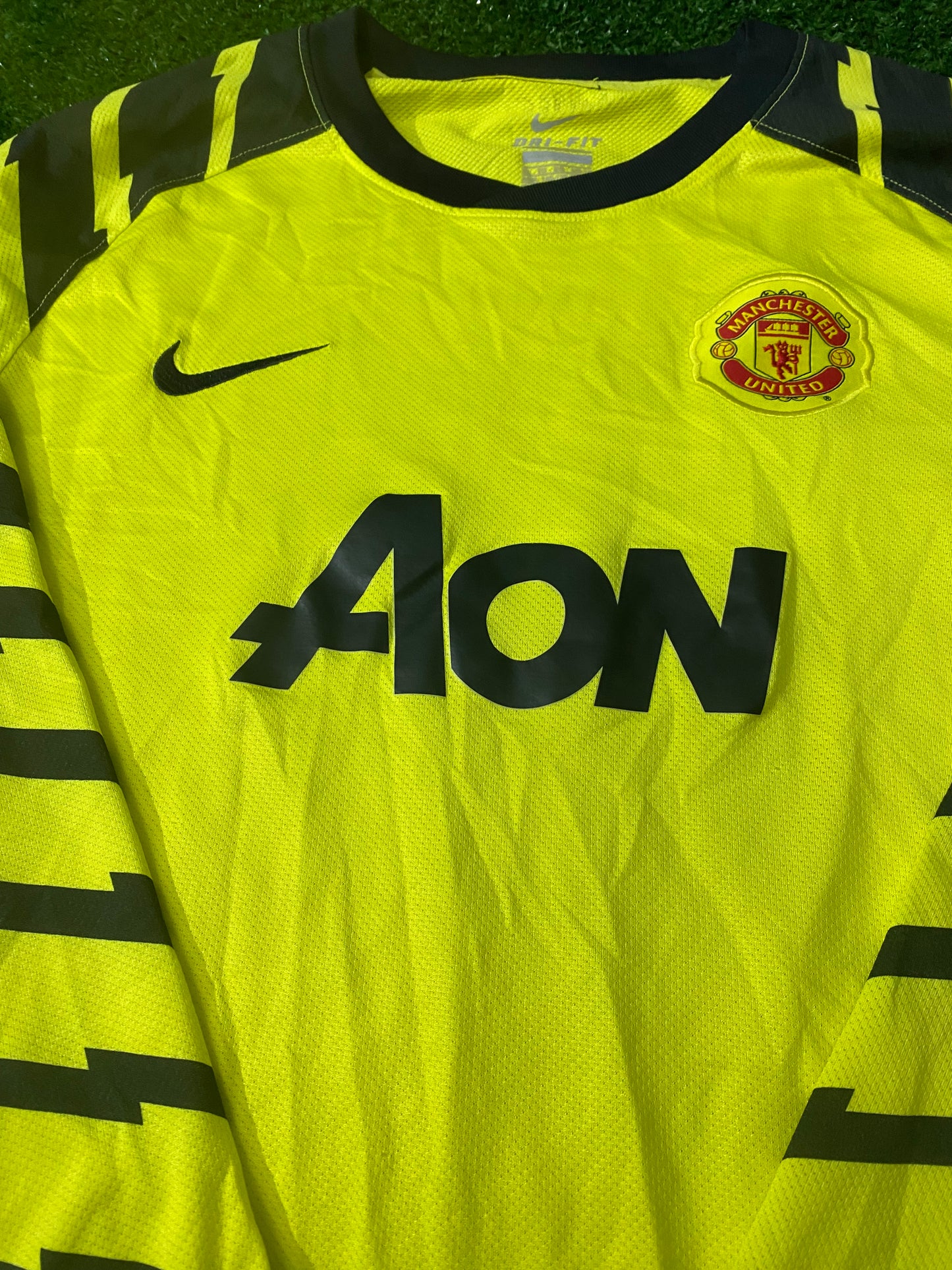 Manchester United Soccer Football XL Boys / Youths 13-15 year old Nike Goalkeepers Jersey