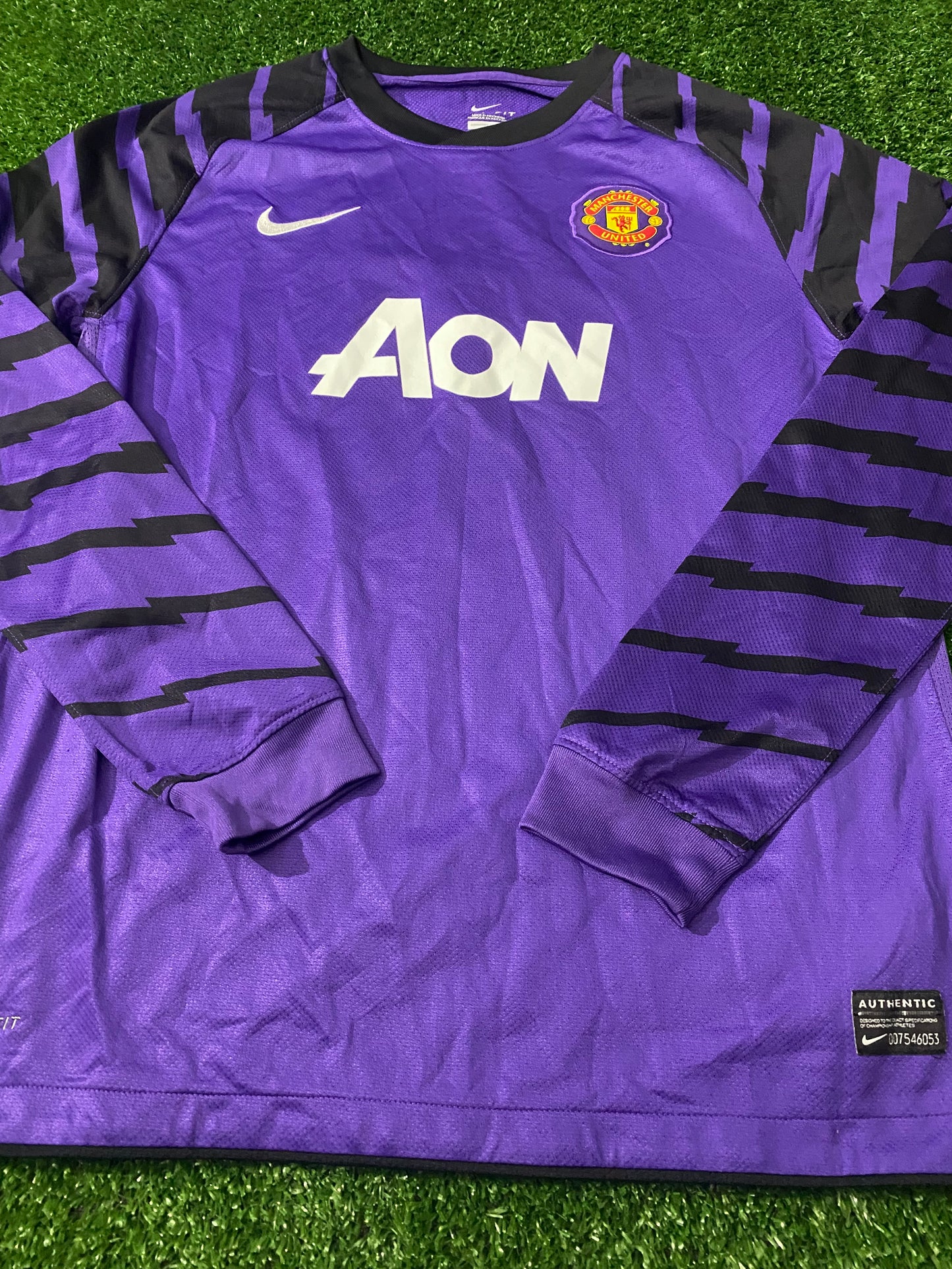 Manchester United Soccer Football XL Boys / Youths 13-15 year old Nike Goalkeepers Jersey