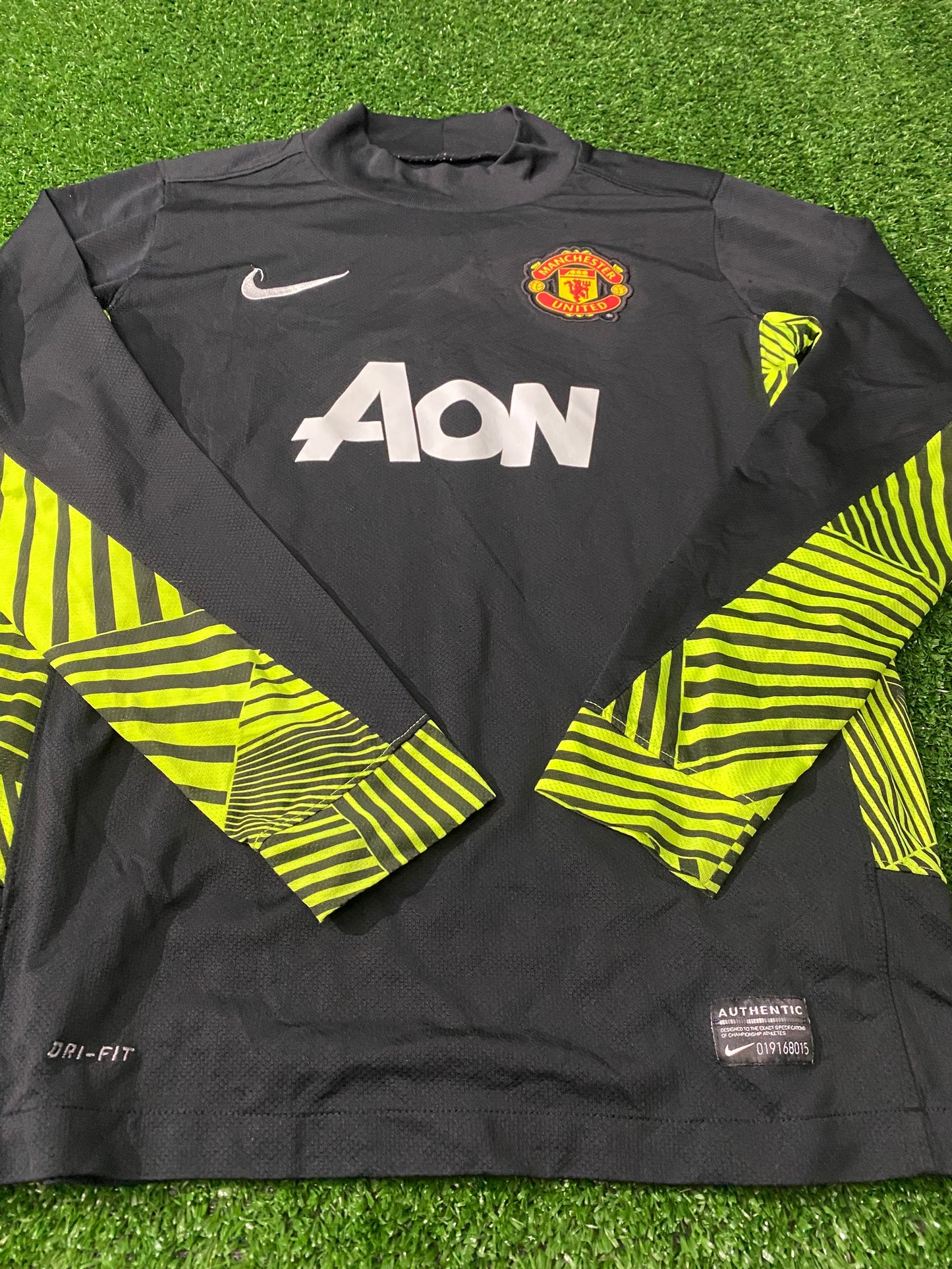 Manchester United England Soccer Football Large Boys 10-12 Year Kuszczak no29 Keepers Jersey