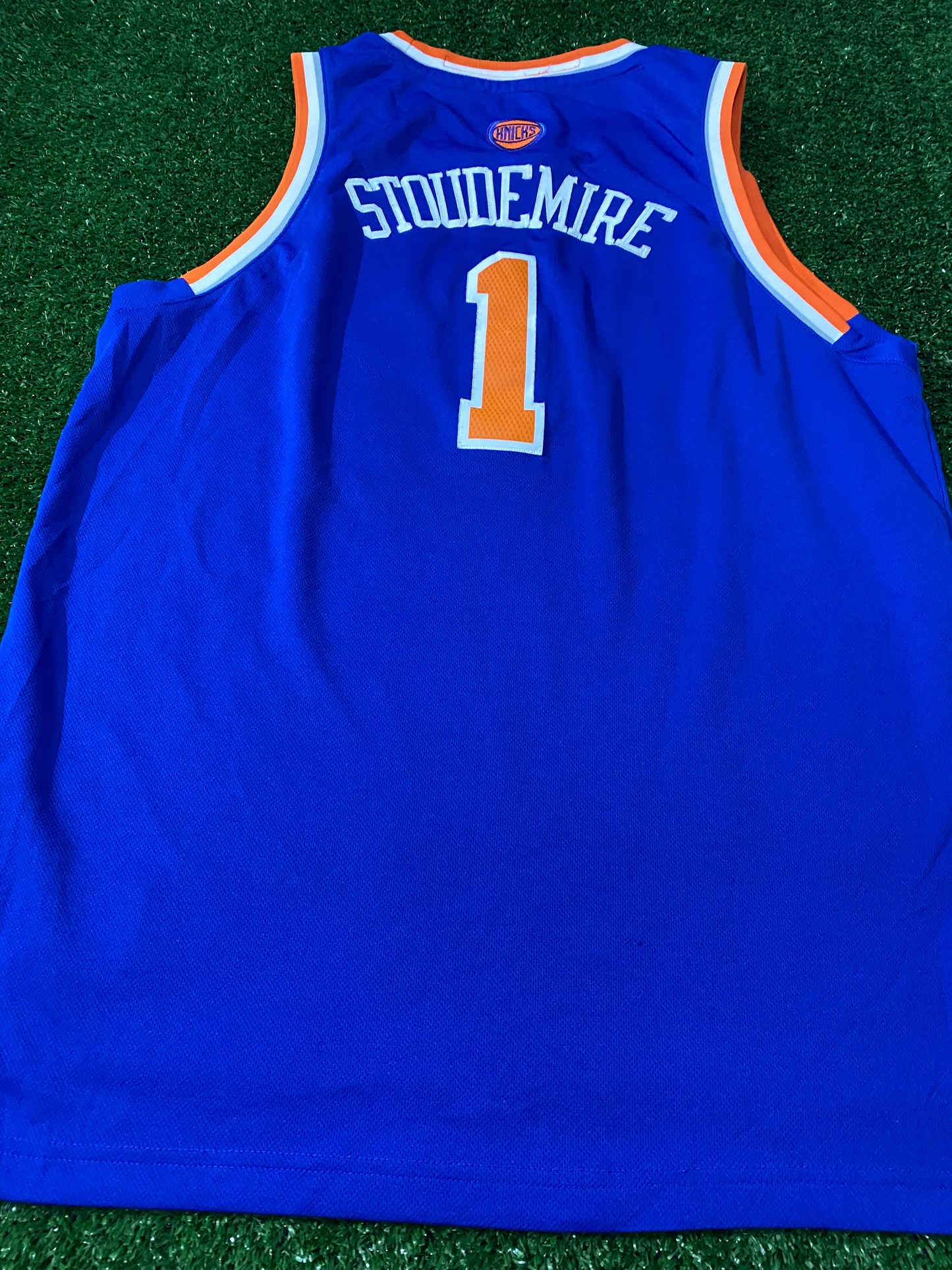 NY New York Knicks USA NBA Basketball Small Mans Stoudemire no1 Adidas Made Jersey