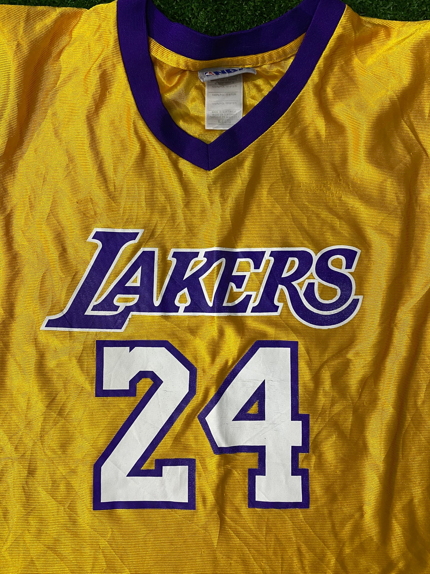 LA Lakers USA NBA Basketball XL Extra Large Mans Bryant no24 Vintage Jersey