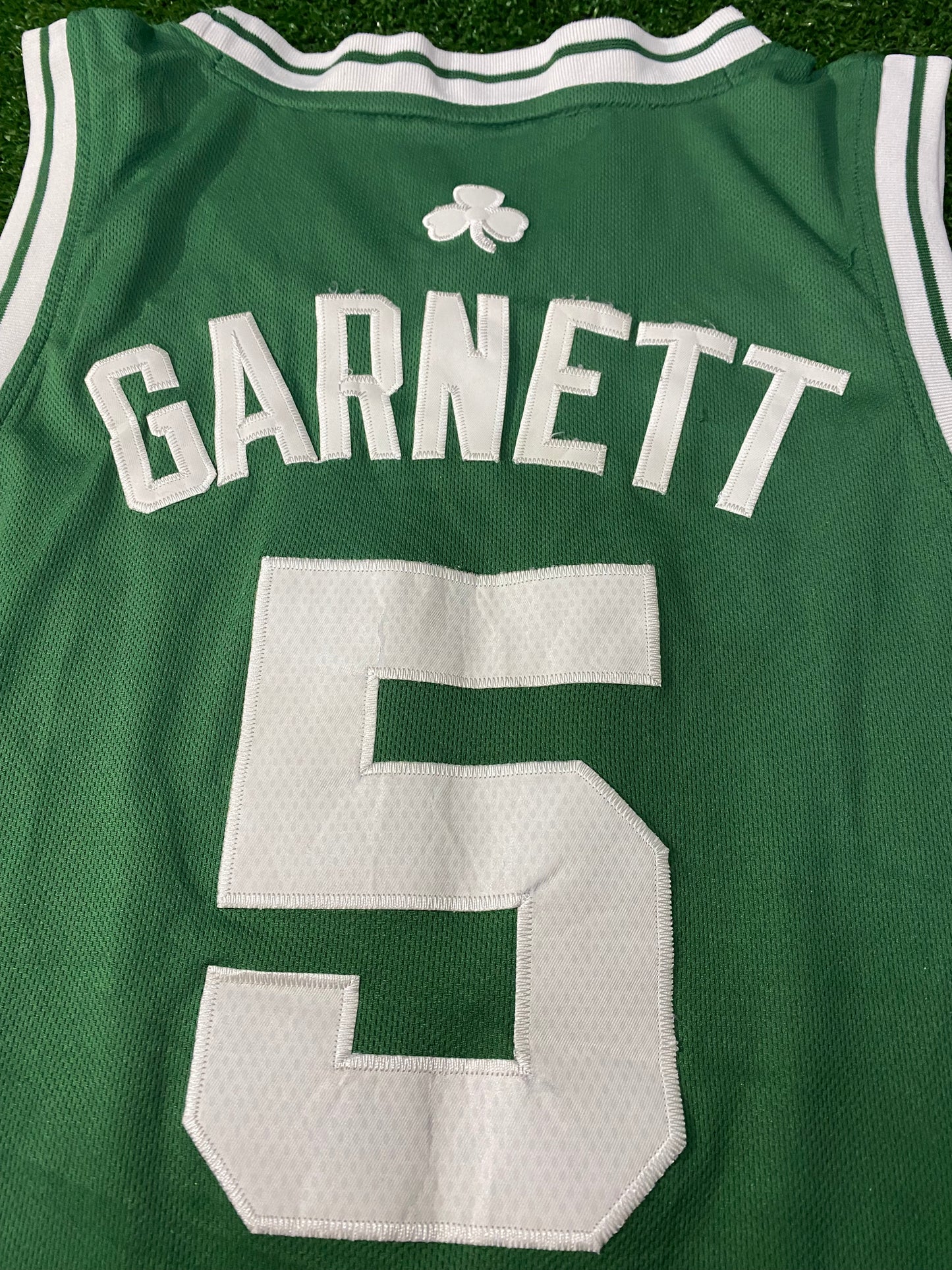 Boston Celtics USA NBA Basketball Small mans Garnett no5 Adidas Made Jersey