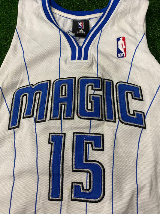 Orlando Magic USA NBA Basketball Medium Mans Vintage Adidas Carter no15 Jersey