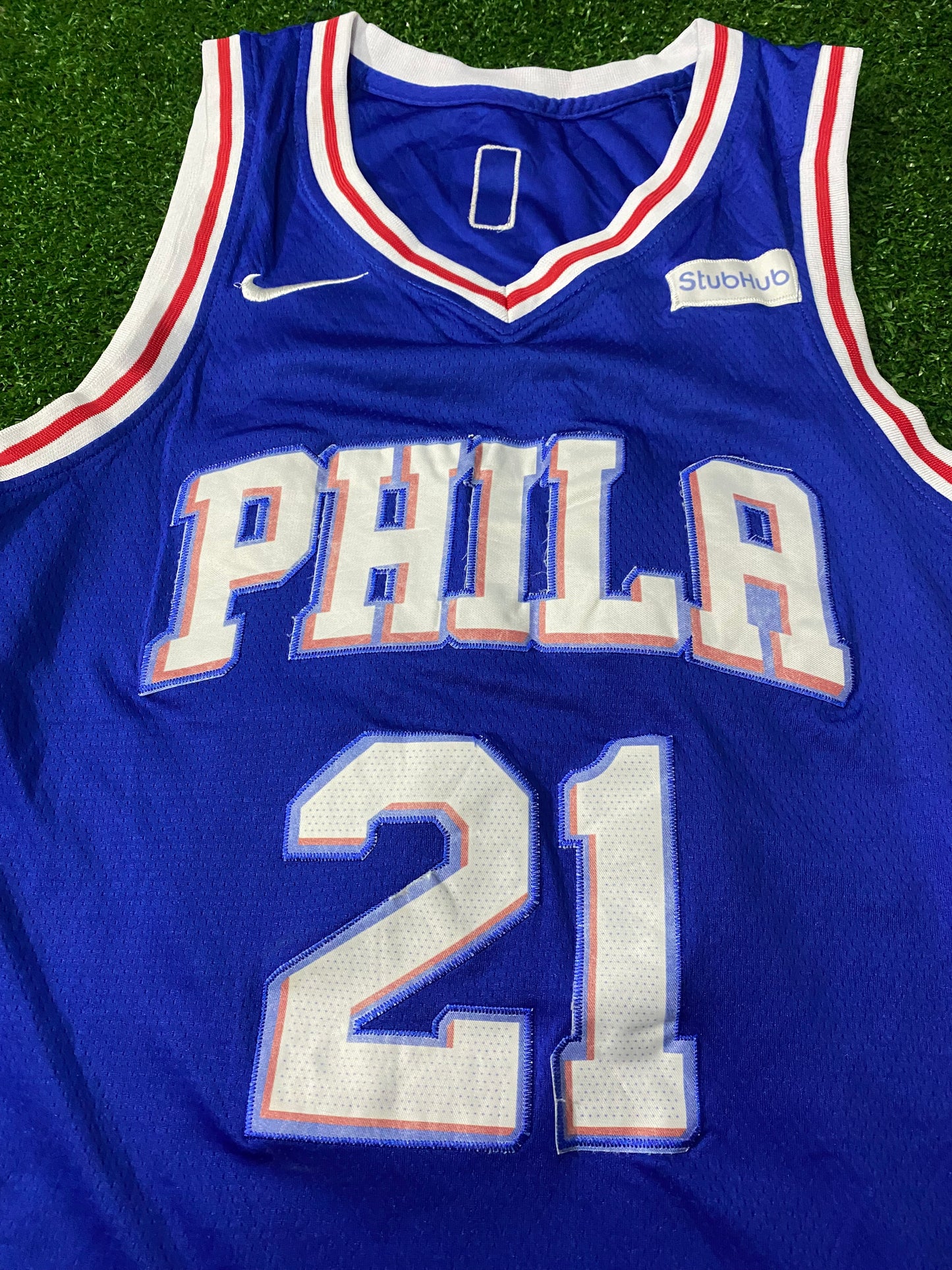 Philadelphia 76ers USA NBA Basketball Medium Mans Embiid no21 Swingman Jersey