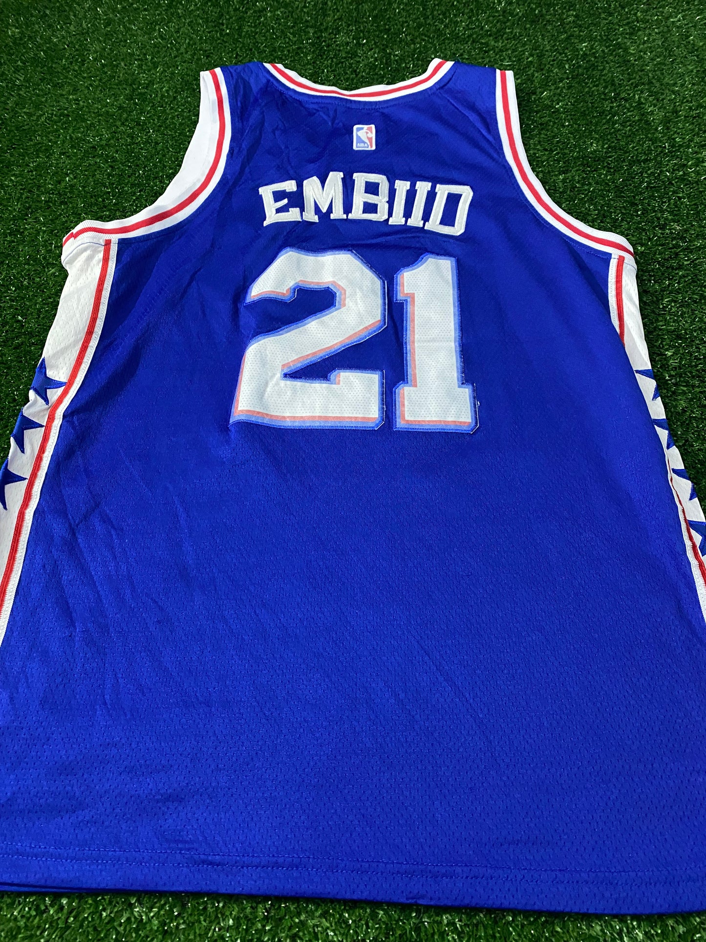 Philadelphia 76ers USA NBA Basketball Medium Mans Embiid no21 Swingman Jersey