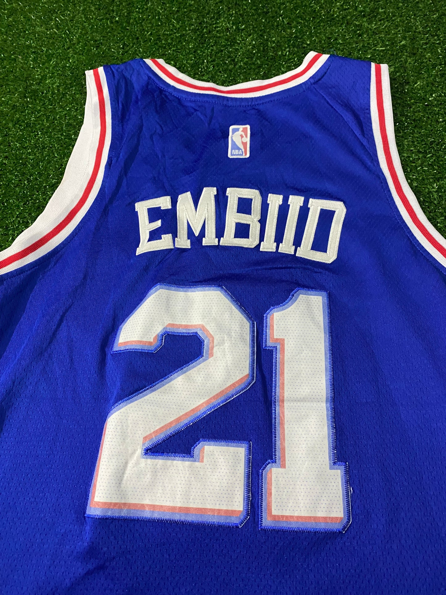 Philadelphia 76ers USA NBA Basketball Medium Mans Embiid no21 Swingman Jersey