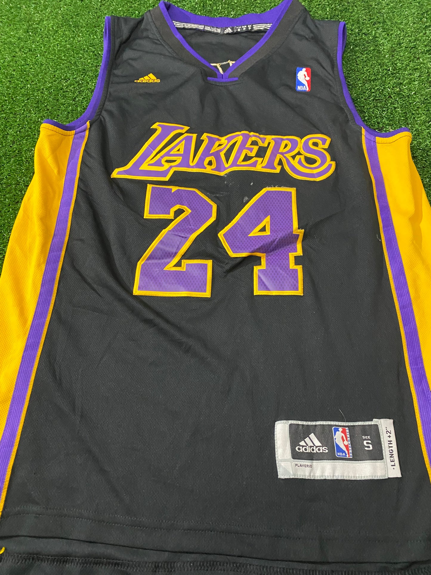 LA Lakers USA NBA Basketball Small Mans Rare Vintage Adidas Bryant no24 Vintage Jersey