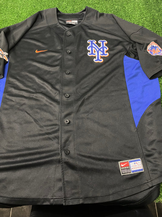 New York Mets MLB Baseball Jersey Gig XXL 2XL Plus Mans Nike Made Vintage Shirt
