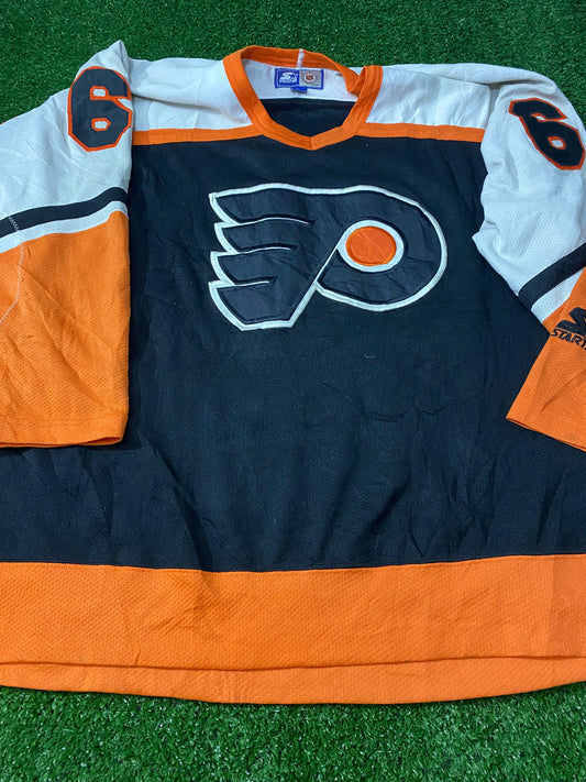 Philadelphia Flyers USA NHL Ice Hockey Large Mans Rare Covolesky no69 Starter Jersey