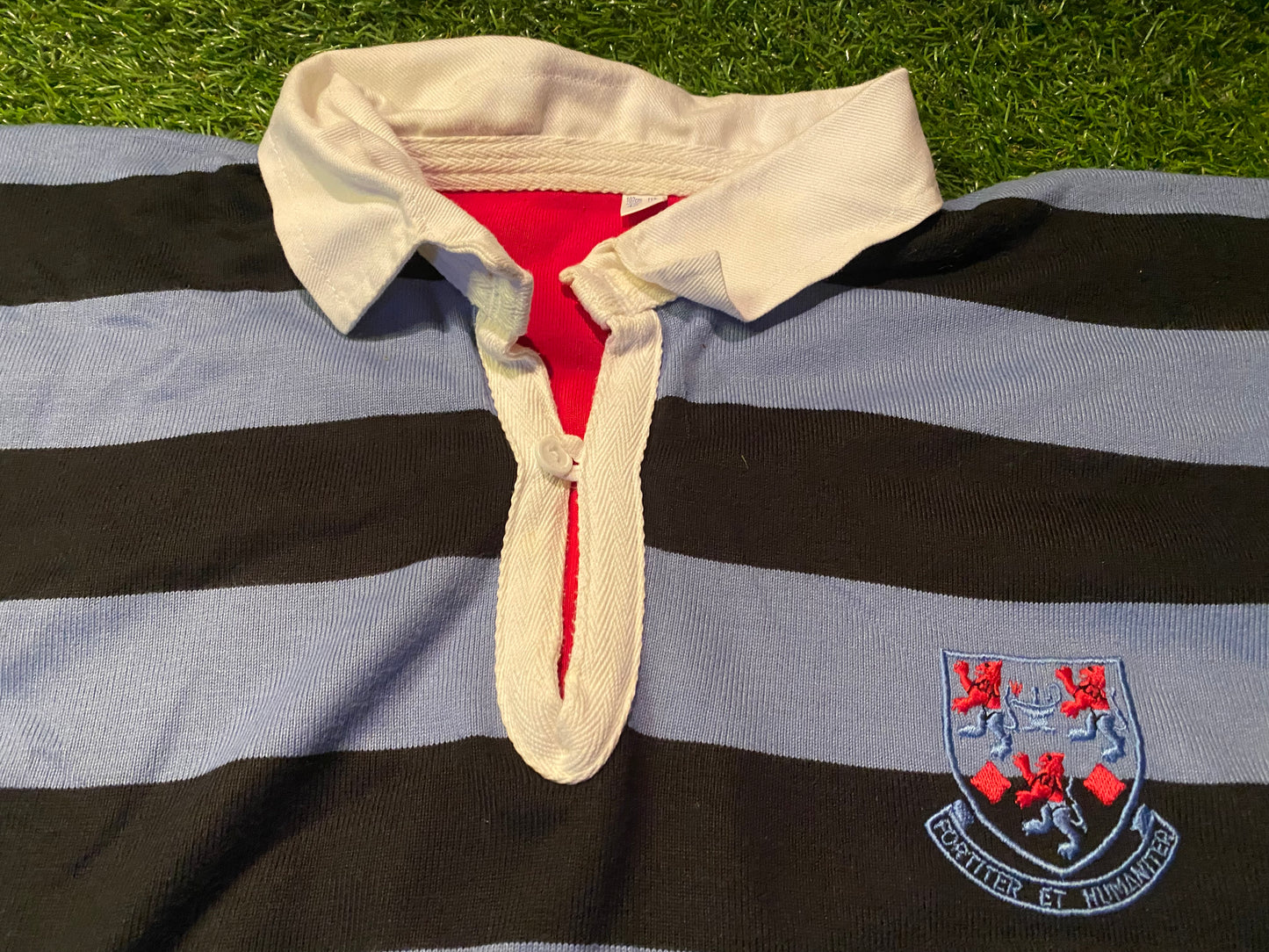 Portadown College Northern Ireland Rugby Union Large Mans Rare Vintage Heavy Jersey