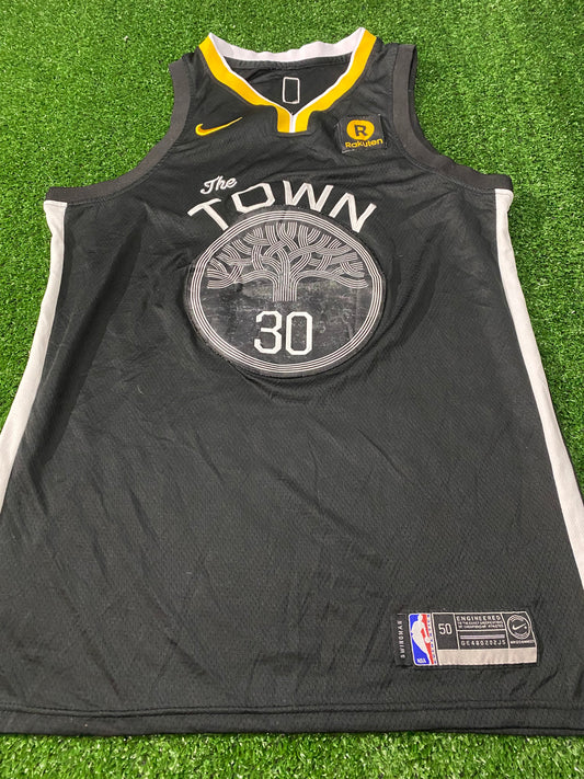 Golden State Warriors USA NBA Basketball Medium Mans The Town Curry no30 Jersey