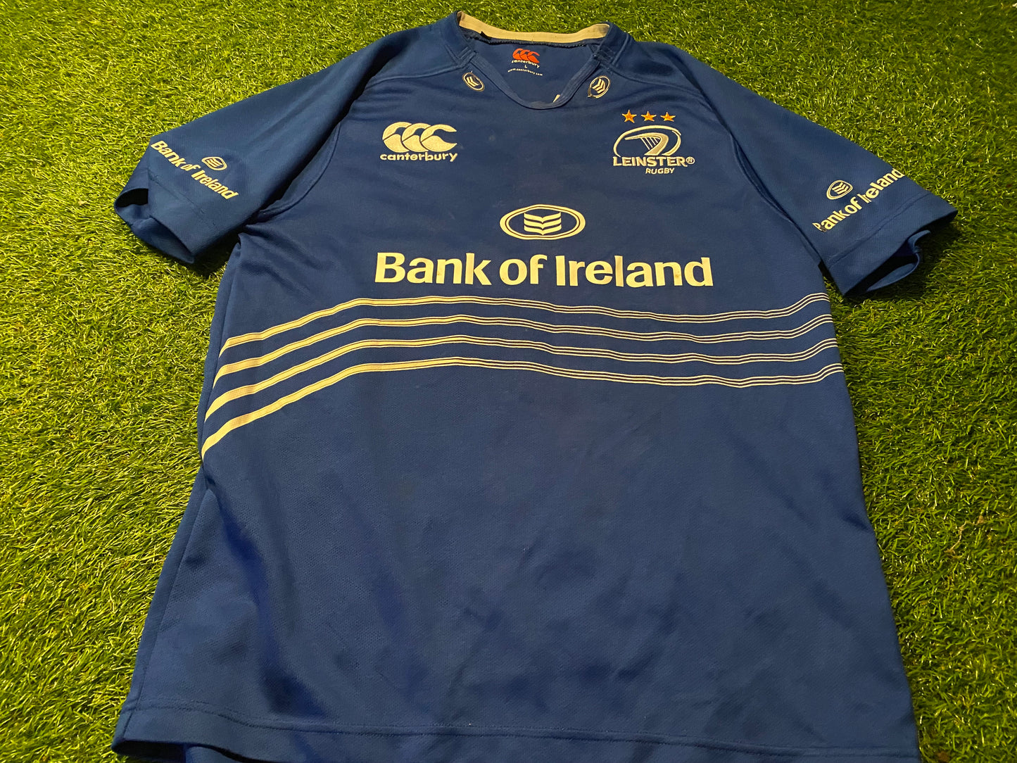 Leinster Eire Irish Ireland Rugby Union Football Large Mans CCC Made Home Jersey
