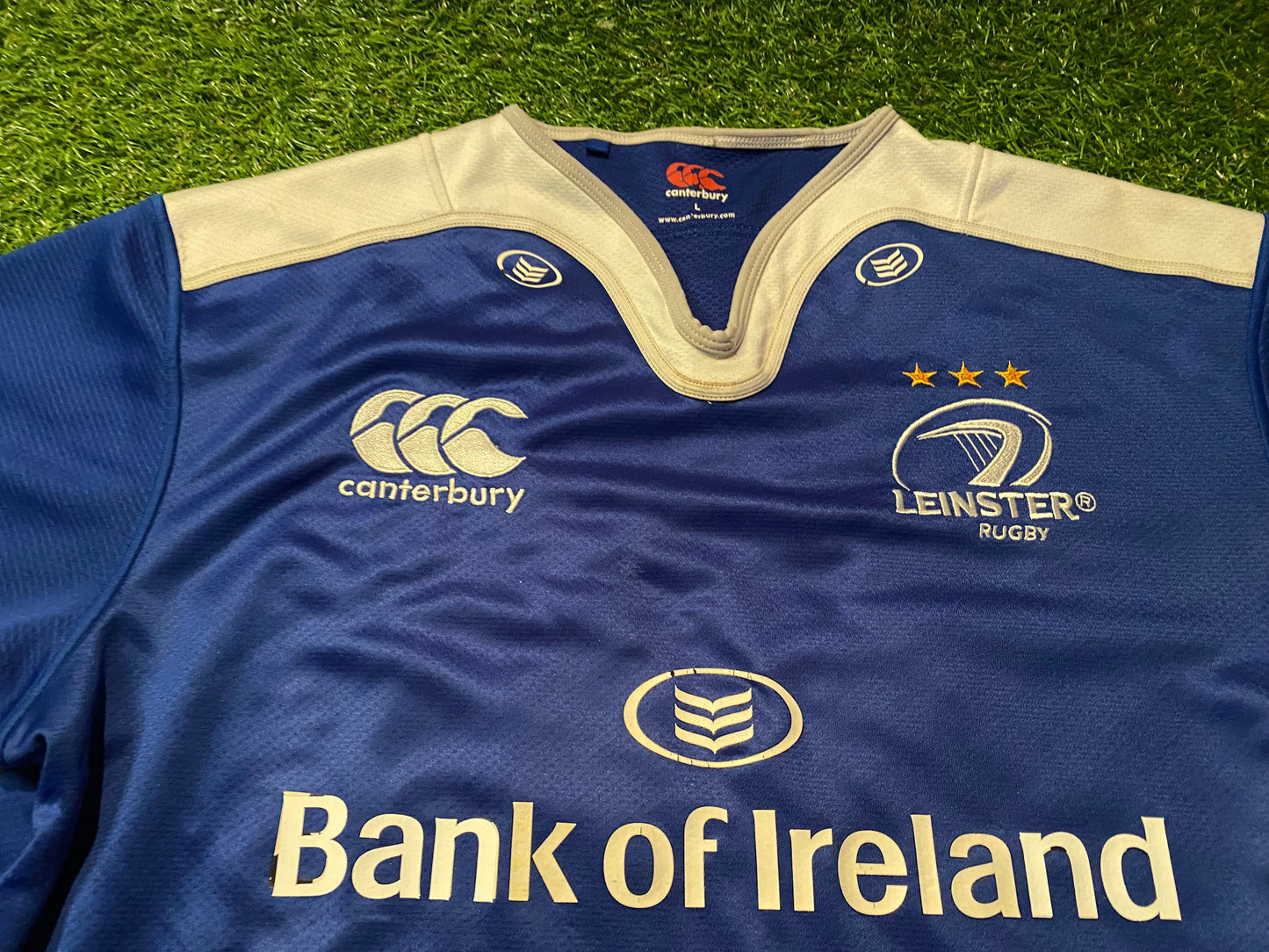 Leinster Eire Irish Ireland Rugby Union Football Large Mans CCC Made Home Jersey