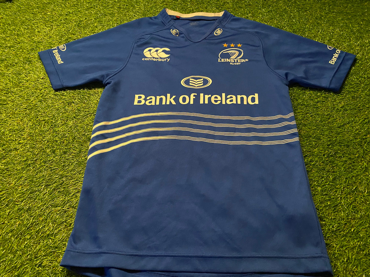 Leinster Eire Irish Ireland Rugby Union Football Small Mans CCC Made Jersey