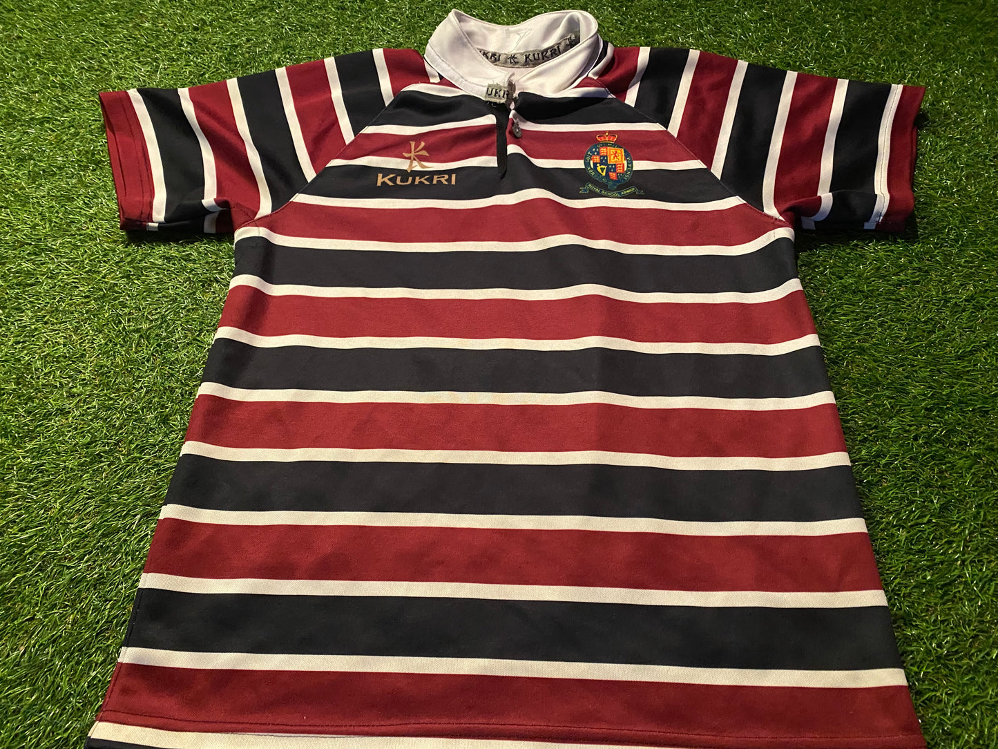 Royal School Armagh Ulster Northern Ireland Rugby Union Small mans Kukri Made Jersey