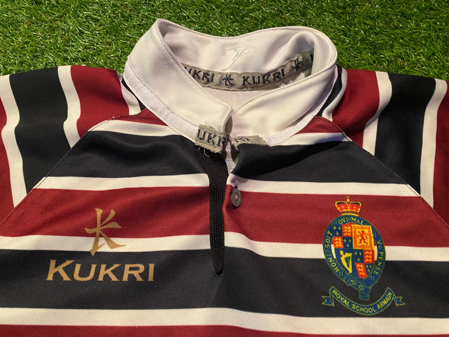 Royal School Armagh Ulster Northern Ireland Rugby Union Small mans Kukri Made Jersey