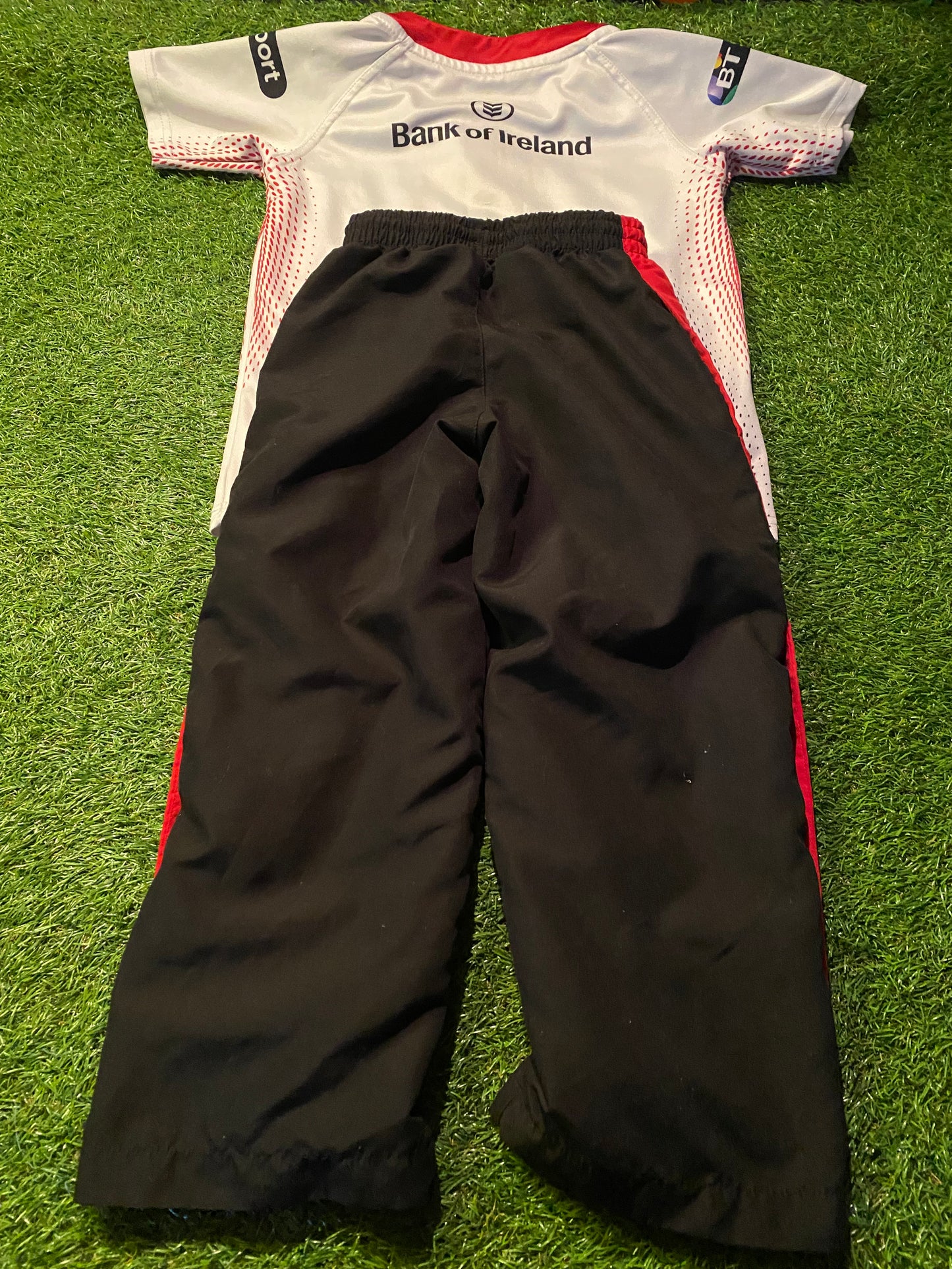 Ulster RFC Rugby Union Football X Small Boys 5-6 Year Old Kukri Made Bottoms & Jersey