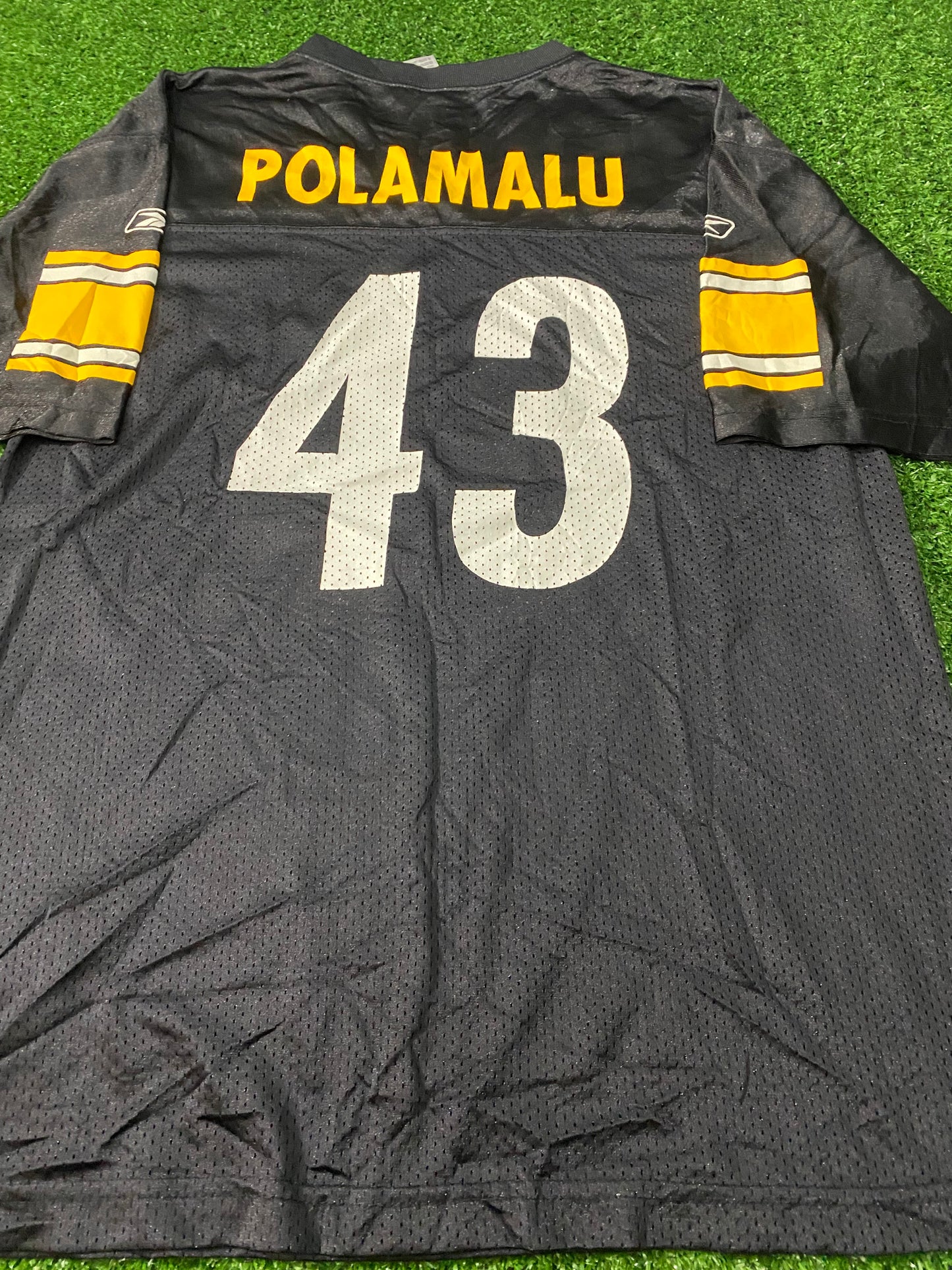 Pittsburgh Steelers USA NFL American Football Youths / Small Mans Polamalu no43 Reebok Jersey