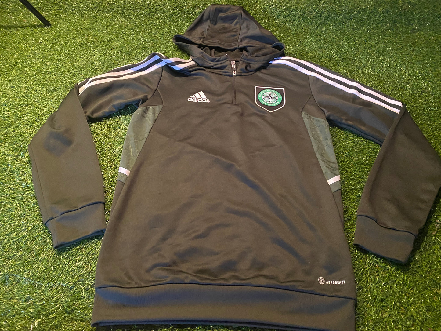 Celtic FC Scotland Football Small Mans Adidas Licensed Hoody Hooded Top