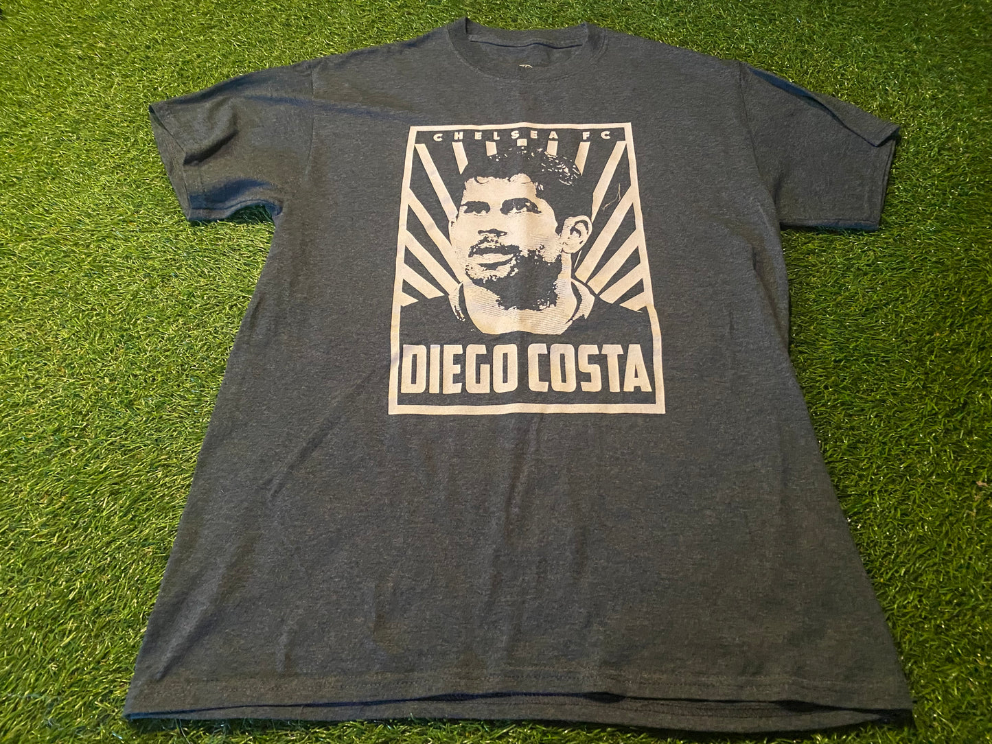 Chelsea FC England Football Soccer Medium Mans Diego Costa Licensed CFC T Shirt