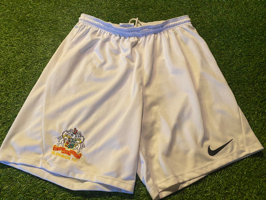 Glenavon FC Northern Ireland Soccer Football Vintage Large Mans Nike Home Shorts