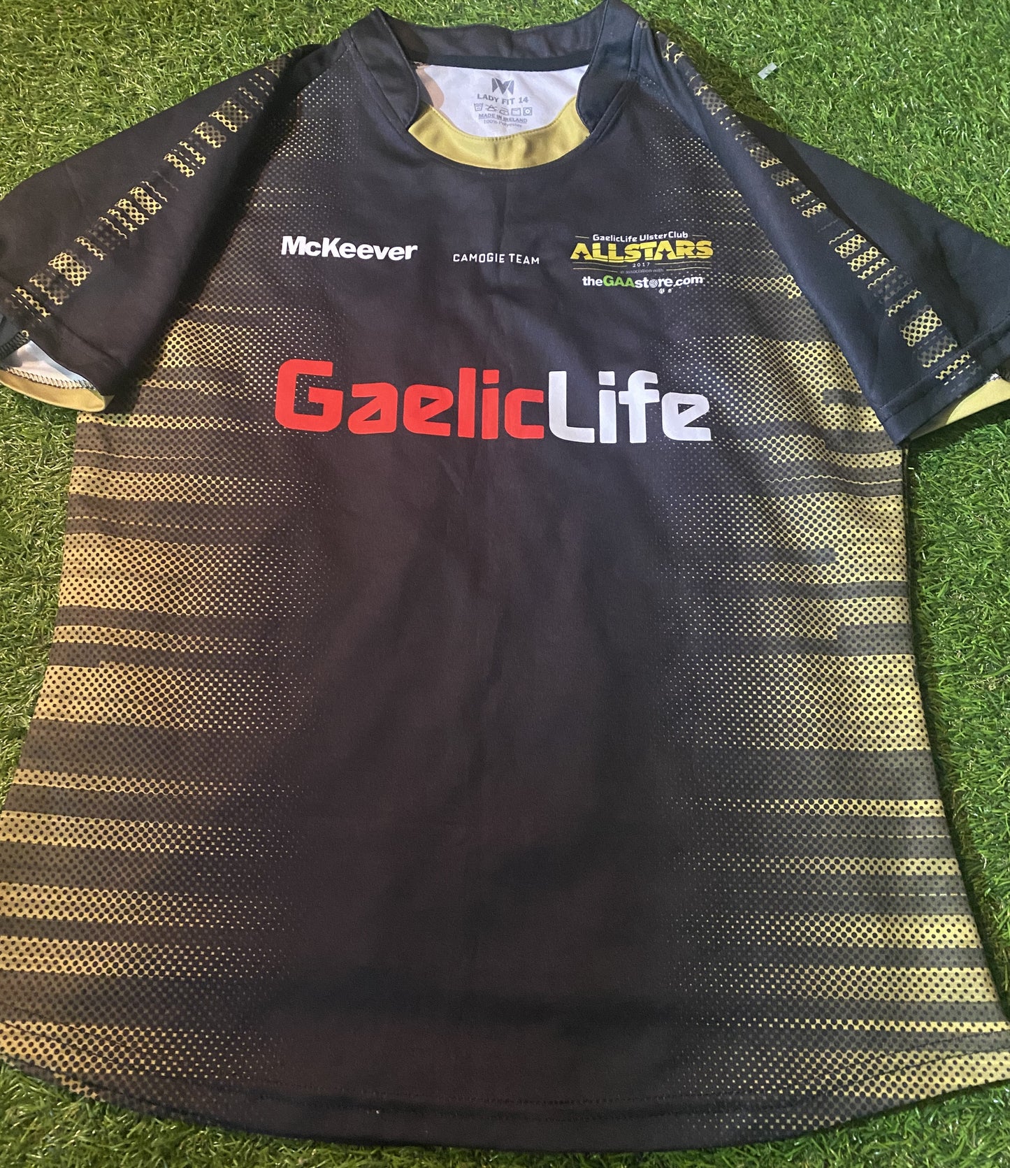 GAA All Stars 2017 Gaelic Football Ireland Eire Adult Womans Females Size 14 Jersey