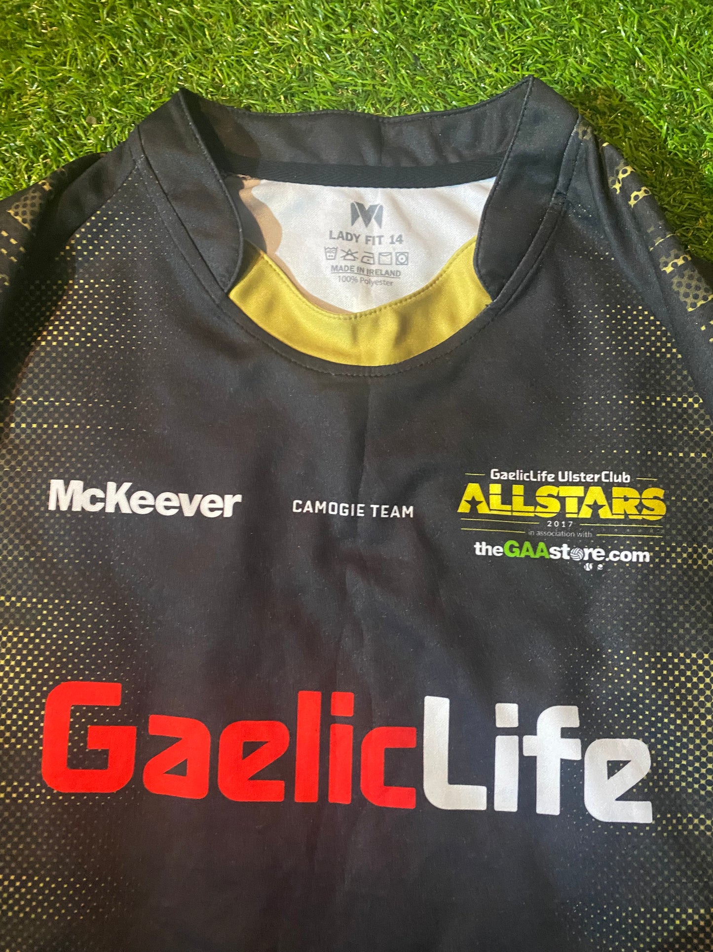 GAA All Stars 2017 Gaelic Football Ireland Eire Adult Womans Females Size 14 Jersey