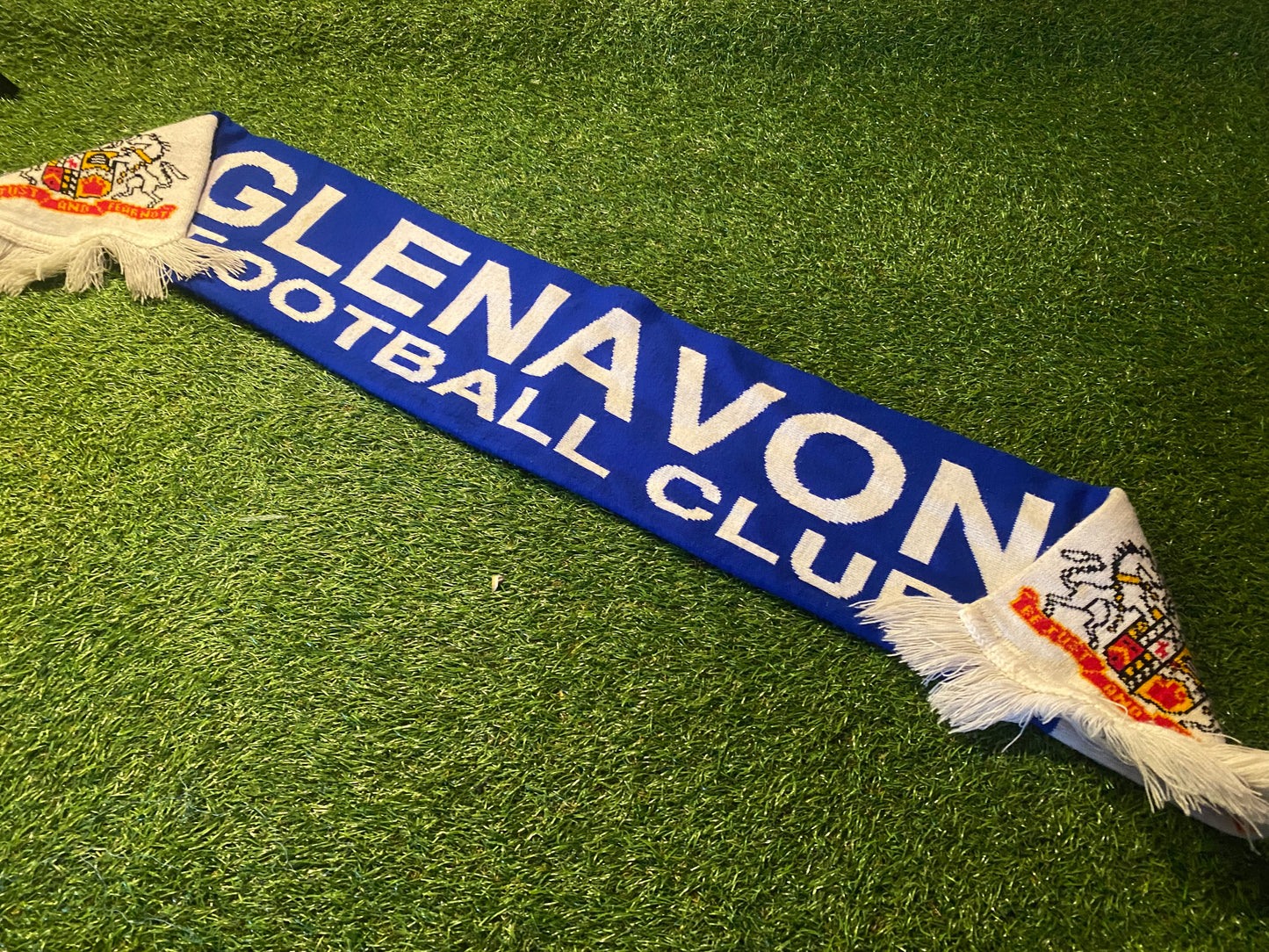 Glenavon FC Lurgan Northern Irish Ireland Football Soccer Full Size Adult Scarf Scarves